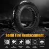 2-pack 10x2.125 Solid Tire,10 inch Shock Non-Pneumatic Scooter wheels,10x2.125 Explosion-Proof Tubeless Tyre Front/Rear Tire Replacement Wheel For Electric Scooter Accessories view 3