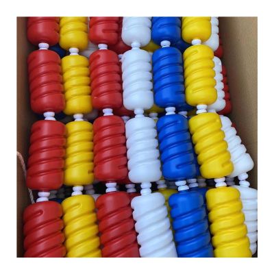 XLIHAWY Pool Separation Line, Wave Blocking Lane Divider Floats, Swimming Lane Pool Safety Rope for Swimming Pools(Yellow-9cm,10m)