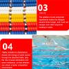 XLIHAWY Pool Separation Line, Wave Blocking Lane Divider Floats, Swimming Lane Pool Safety Rope for Swimming Pools(Yellow-9cm,10m) view 4