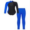 ranrann Kids Girls Shiny Ballet Dance Outfits Gymnastic Leotard with Metallic Shorts Sports Tracksuit Unitards Dancewear Blue E 16 Years view 2