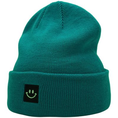 55cube Knit Cuffed Beanie for Women & Men - Stay Warm and Stylish Peacock Green Beanie