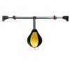 PCWLH Adjustable Length Doorway Punching Speed Bag for Adults & Kids - Portable Boxing Reflex Ball for Home Gym - Red Black, 8.7 Size view 1