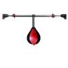 PCWLH Adjustable Length Doorway Punching Speed Bag for Adults & Kids - Portable Boxing Reflex Ball for Home Gym - Red Black, 8.7 Size view 1