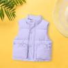 Toddler Kids Baby Winter Warm Jacket Outerwear Solid Color Vest Coat Outwear For Girls Boys Snowsuit (Black, 5-6 Years) view 2