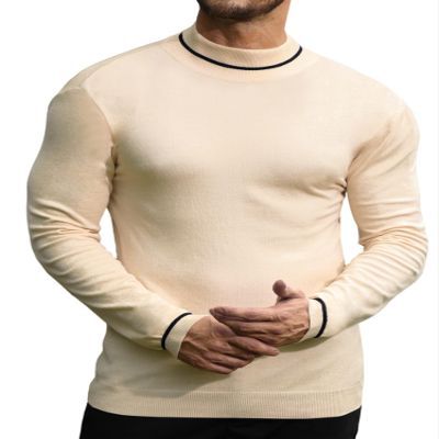 OYOZONE Men's Turtleneck Sweater - Slim Fit Turtle Neck Long Sleeve Thermal Pullover