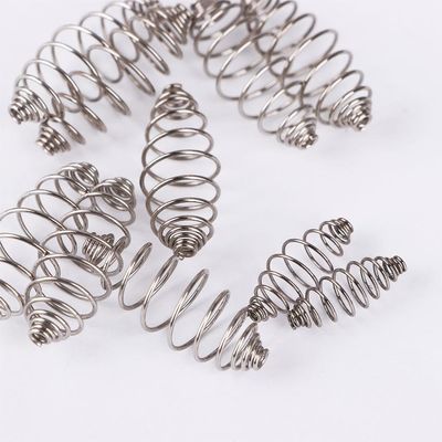 50pcs Fishing Feeder Springs,Olive Shape Stainless Steel Fishing Tackle Bait Lures Cage Carp Fishing Hook Feeder Tools Fishing Accessories