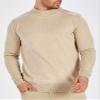 OYOZONE Men's Slim Fit Turtleneck Sweater Casual Knitted Pullover Sweaters Apricot view 2