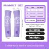 Shappy 2 Pcs 2 Pcs Volleyball Arm Sleeves Forearm Sleeves Volleyball Arm Pads for Boys Girls Teen Youth Wrist Guard (Purple,Small) view 2