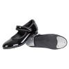 Asyusyu Tap Shoes for Girls & Toddler Girls | Black/Tan Dance Shoes | PU Leather | Practice & Performance (Size 5-13 Toddler/Little Kid/Big Kid),1,Little Kid view 1