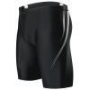 KGKE Mens-Swim-Jammers Athletic-Swimwear Quick-Dry-Shorts Durable-Team-Swimsuits - Drawstring Competition Swimming Soft UPF50+ (White Offset Printing, M) view 1