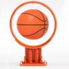 MKYOKO 18in Basketball Rim Replacement Outdoor Hoop Double Spring Breakaway Basketball Rim, Replacement Basketball Rim, Basketball Goal and Net,Orange view 2