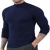 OYOZONE Men's Turtneck Pullover Sweaters Long Sleeve Solid Color Knit Sweater view 1