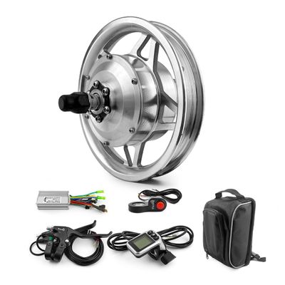 12 Inch 36V 250W Geared Motor Wheel Kit With Brushless Controller System Reversible For Scooter Wheelchair Bike (LCD thumb kit, 24V250W Without tire)