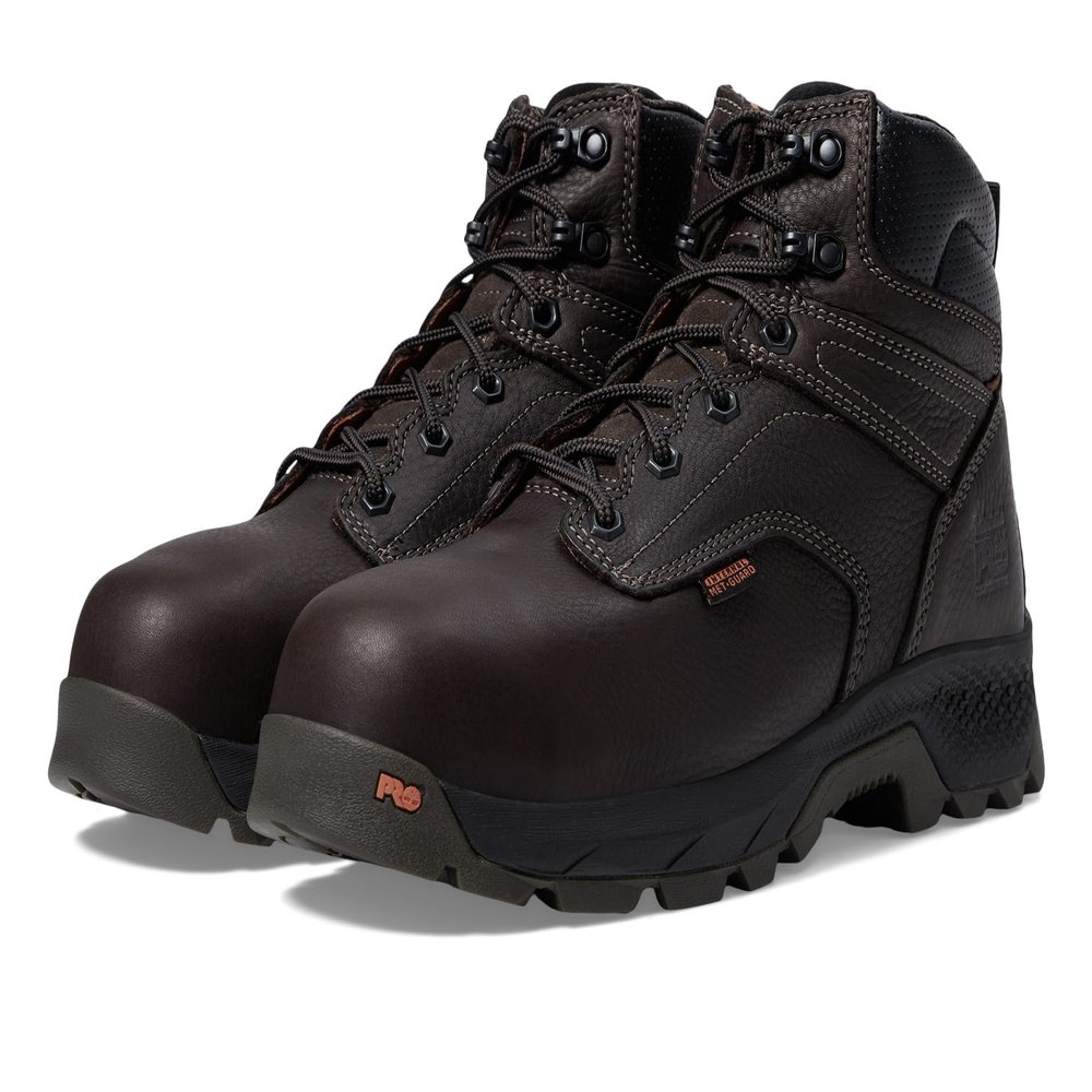 Timberland TB0A5ZV7214103500M 6 in Titan Ev Img Ct Brown: Black Coffee Trailblazer 3.5MED