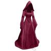 Women's Medieval Dresses Renaissance Velvet Robe Vintage Court Style Costume Long Sleeve Ball Queen Gown view 3