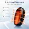 Hand Warmers Rechargeable, 2 Pack Portable Pocket Hand Warmers, 20Hrs Long Heating Double Warm Electric Handwarmers, Reusable Heater for Outdoors, Camping, Hunting, Golf, Fishing view 2