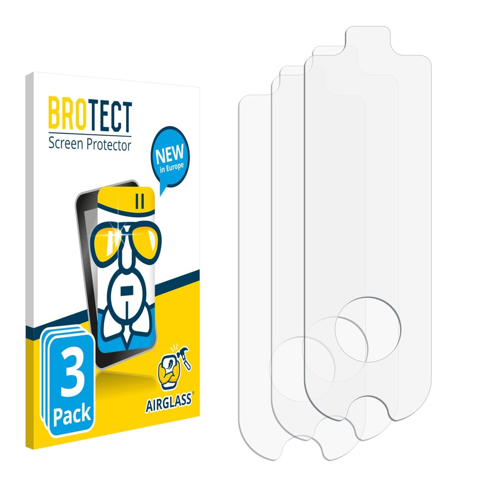 BROTECT Glass Screen Protector Film Compatible with Segway Ninebot KickScooter MAX G2D (3 Pack) - Glass-Foil Protection [Scratch Resistant]