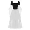 FlekmanArt Halloween Sling Swing Cold Shoulder Corset Dress - Ren Faire, Witch & Medieval Styles (Black, X-Large) view 3