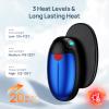 Hand Warmers Rechargeable, 2 Pack Portable Pocket Hand Warmers, 20Hrs Long Heating Double Warm Electric Handwarmers, Reusable Heater for Outdoors, Camping, Hunting, Golf, Fishing view 3