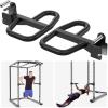 SELEWARE Multi Grip Dip Bar Attachment for 2" x 2" with 1" Hole Power Rack, Wide and Narrow Grip Handles Squat Rack Attachment for Strength Training, 500 lbs Capacity view 1