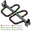 SELEWARE Multi Grip Dip Bar Attachment for 2" x 2" with 1" Hole Power Rack, Wide and Narrow Grip Handles Squat Rack Attachment for Strength Training, 500 lbs Capacity view 4