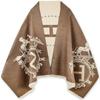 EXTREE Scarfs for Women Pashmina Silky Shawl Wrap for Evening Dressing Blanket Open Front Poncho Cape view 1
