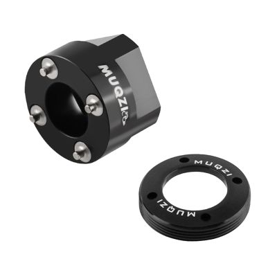 Aymzbd Crank Arm Cap Remover Tool Repair Tool Disassembly Tool Bike Crank Extractor for Dub BB30, Black with Cover