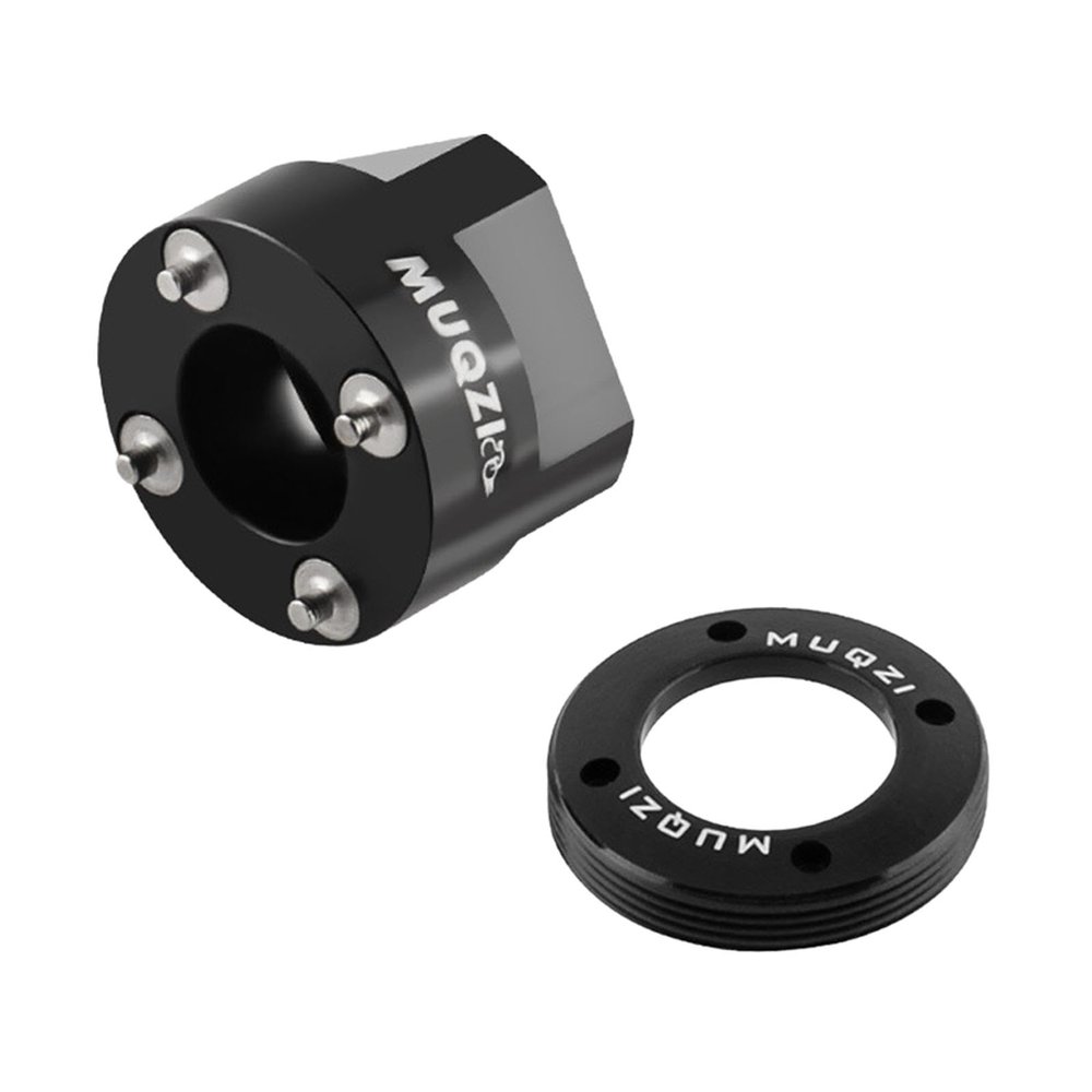 Aymzbd Crank Arm Cap Remover Tool Repair Tool Disassembly Tool Bike Crank Extractor for Dub BB30, Black with Cover