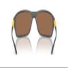 ARNETTE Man Sunglasses Matte Grey Frame, Brown Mirror Gold Polarized Lenses, 63MM view 4
