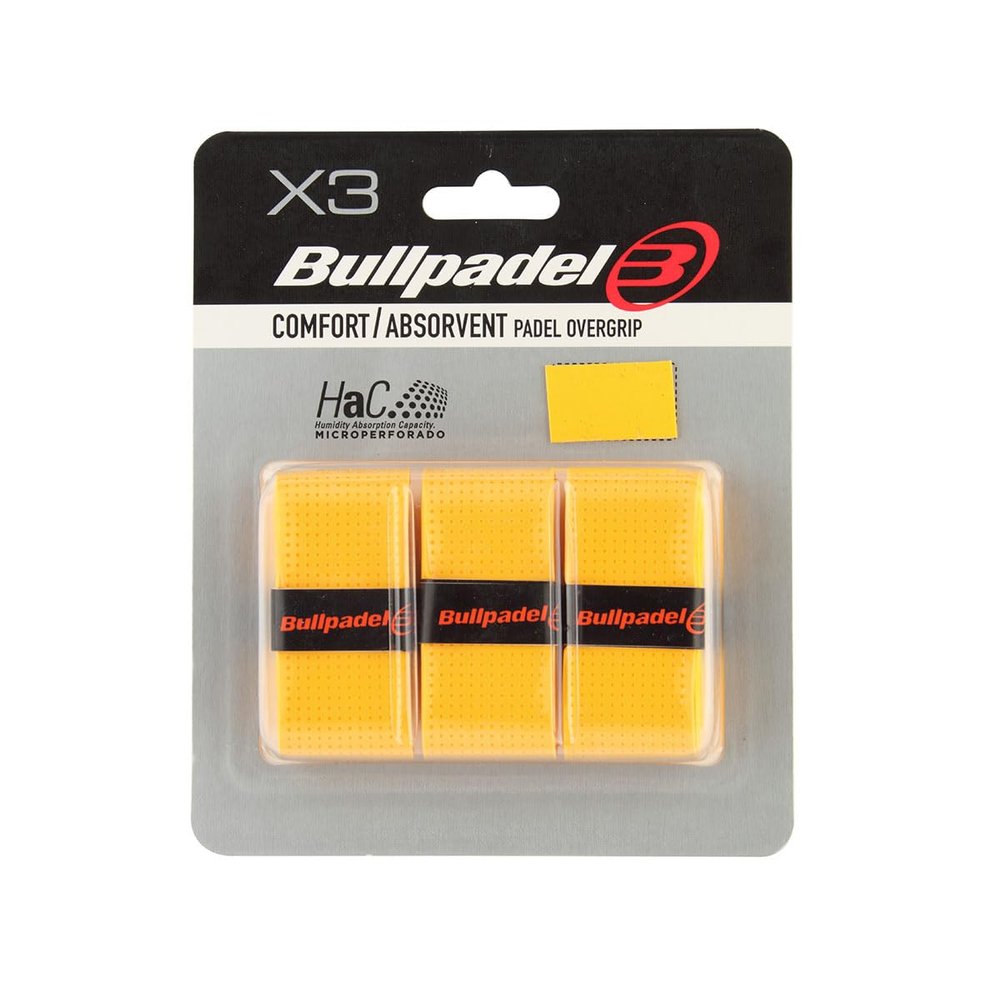BULLPADEL Padel Overgrip GB-1201 (1 Unit) | Absorbent Padel Grip with HaC System & Micro-Perforated Surface | Optimal Comfort for a Dry Feel | Racket Accessories