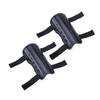 CIYODO Soccer Protective Gear for Boys and Girls 1 Pair Shin Guards Adjustable Straps Black Lightweight Breathable Shin Pads