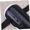 CIYODO Soccer Protective Gear for Boys and Girls 1 Pair Shin Guards Adjustable Straps Black Lightweight Breathable Shin Pads view 2
