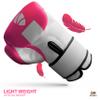 Boxing Gloves for Men & Women, Boxing Training Gloves, Kickboxing Gloves, Sparring Gloves, Heavy Bag Workout Gloves for Boxing, Kickboxing, Muay Thai, MMA (Pink & White, 8 oz) view 3