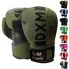 DXM SPORTS Boxing Gloves for Men & Women, Boxing Training Gloves, Kickboxing Gloves, Sparring Gloves, Heavy Bag Workout Gloves for Boxing, Kickboxing, Muay Thai, MMA (Green & Black, 10 oz) view 1