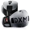 DXM SPORTS Boxing Gloves for Men & Women, Boxing Training Gloves, Kickboxing Gloves, Sparring Gloves, Heavy Bag Workout Gloves for Boxing, Kickboxing, Muay Thai, MMA (Silver & Black, 8 oz) view 2