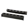 Amosfun Billiard Mount 4pcs Plastic 6-slot Pool Rack Sturdy and Easy to Install for Pool Room