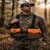 Blaze Orange Hunting Vest with Multi Pockets, Adjustable Outdoor Utility Vest for Hunting, Fishing & Camping, Waxed Canvas Hunting Strap Vest, Upland Hunting Vest view 3