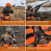 Blaze Orange Hunting Vest with Multi Pockets, Adjustable Outdoor Utility Vest for Hunting, Fishing & Camping, Waxed Canvas Hunting Strap Vest, Upland Hunting Vest view 4