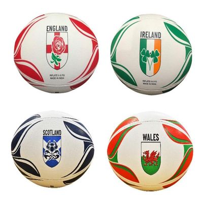 OnlySportsgear Gioco International Country Themed Rugby Balls Ball, Adults Unisex, Ireland (Multicolour), 5