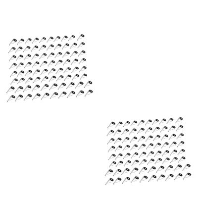 BESPORTBLE 160 Pcs Fishing Rod Case DIY Kit Glow Accessories Rod Rack Tip Kit Replacement Parts for Anglers