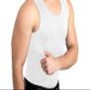 CCW Tactical Concealed Carry Holster Tank Top | Quick Access Open Pocket with Large Storage | All Season Moisture Wicking Compression Shirt | Mens Tank Top, White XL view 3