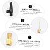 INOOMP 3pcs Converting Mouth Air Pump Accessories Ball Inflator Metal Needle Bike Pump Adapter view 4