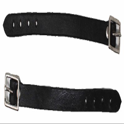 CHALLENGER Horse Western Saddle Fender Replacement Contoured Hobble Strap Black 52HS03BK