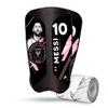 Alpha Soccer Shin Guards - Soccer Protective Gear, Lightweight Shin Guard Set with Alpha wrap (S/M, Messi Inter Miami Stickers)