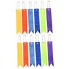 INOOMP 24pcs Reflective Keychain for Backpacks Night Visibility Charms Fluorescent and Halloween Backpack Accessories view 1