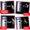 PROLAST 4Ft 135Lb XL Heavy Punching Boxing Bag for Adults, MMA, Martial Arts, Muay Thai, Kicking, Strength Training Equipment, Filled, New Edition Logo, White and Blue view 2