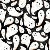3 Wishes Boo Y'all by Courtney Morgenstern 19563 Black Ghoul Friends Fabric view 1