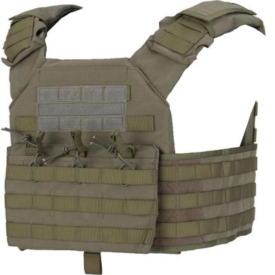 Evike Airsoft - Matrix Level-2 Tactical Vest with Integrated Mag Pouches (Color: Ranger Green)