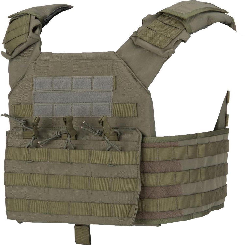 Evike Airsoft - Matrix Level-2 Tactical Vest with Integrated Mag Pouches (Color: Ranger Green)