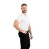 CCW Tactical Concealed Carry Holster Shirt | Quick Access Open Pocket with Large Storage | All Season Moisture Wicking Compression Shirt | Mens V-Neck, White 3XL view 2
